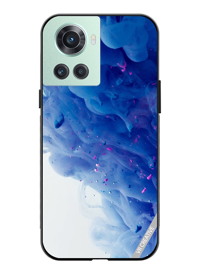 VR CREATIVE Protective Case Cover For OnePlus Ace Blue Abstract Design Multicolour - Image 1