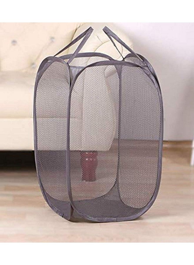 Kuber Industries Nylon Mesh Laundry Basket|Sturdy Material & Durable Handles|Netted Lightweight Laundry Bag (Multi)-CTKTC21482 - Image 1