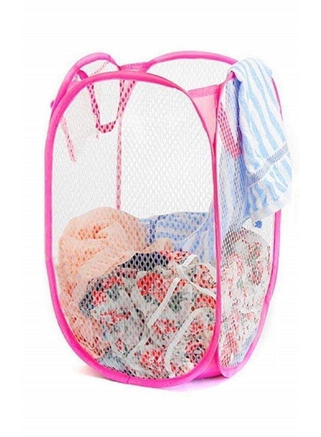 Kuber Industries Nylon Mesh Laundry Basket|Sturdy Material & Durable Handles|Netted Lightweight Laundry Bag (Multi)-CTKTC21482 - Image 5