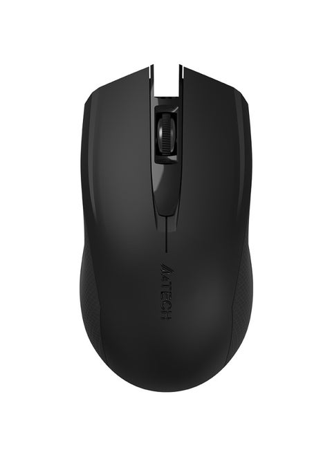 A4tech G3-760n Wireless Mouse, Laptop And Desktop Computer Office Home Portable Energy-saving Mouse, Usb Interface 2.4g, Black