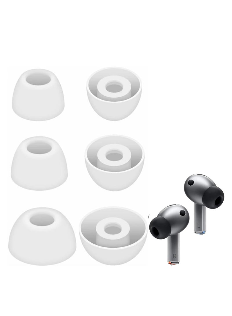 Ear Tips for Samsung Galaxy Buds Pro 3 - Silicone Earbuds for Samsung Buds Pro 3, Compatible with Samsung Galaxy Buds Pro Replacement Accessories, L/M/S (3 Pairs)  - Image 1