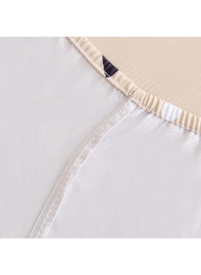 Home Box Joy Slumber Safari Single Microfibre Fitted Sheet - 90x200+25 cm