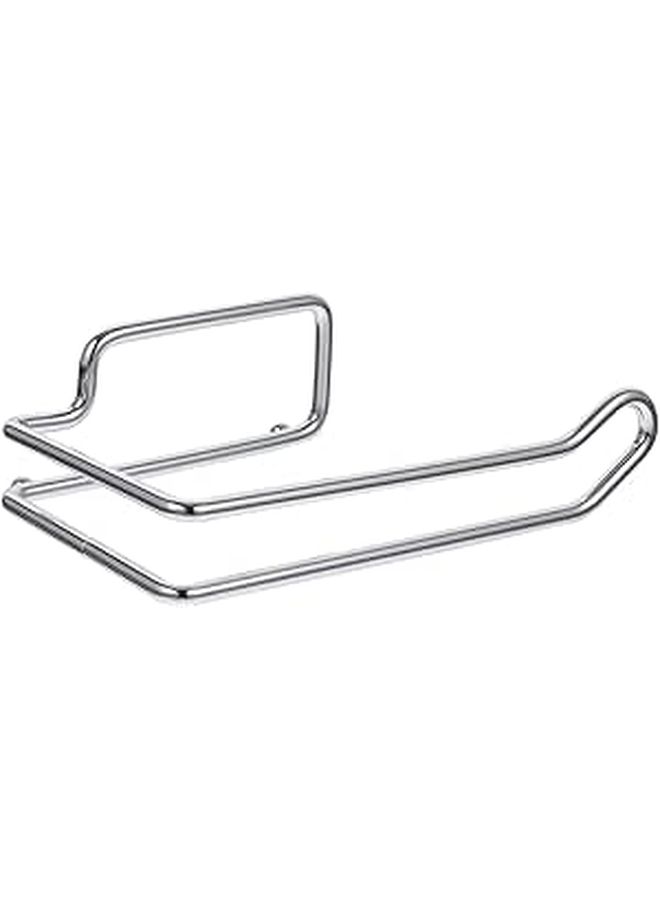 Carbon Steel Toilet Paper Holder Minimalist Wall Mount Paper Rack - Image 1