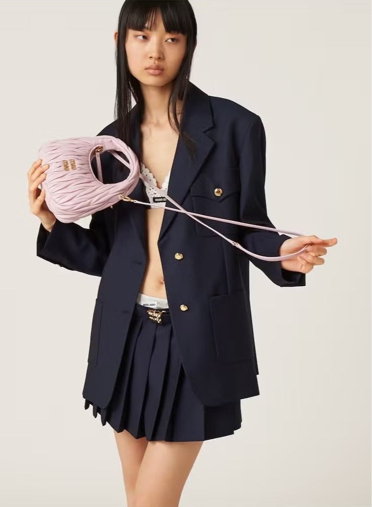Miu Miu Miu Miu Wander Nappa Leather Hobo Shoulder Bag - Image 2