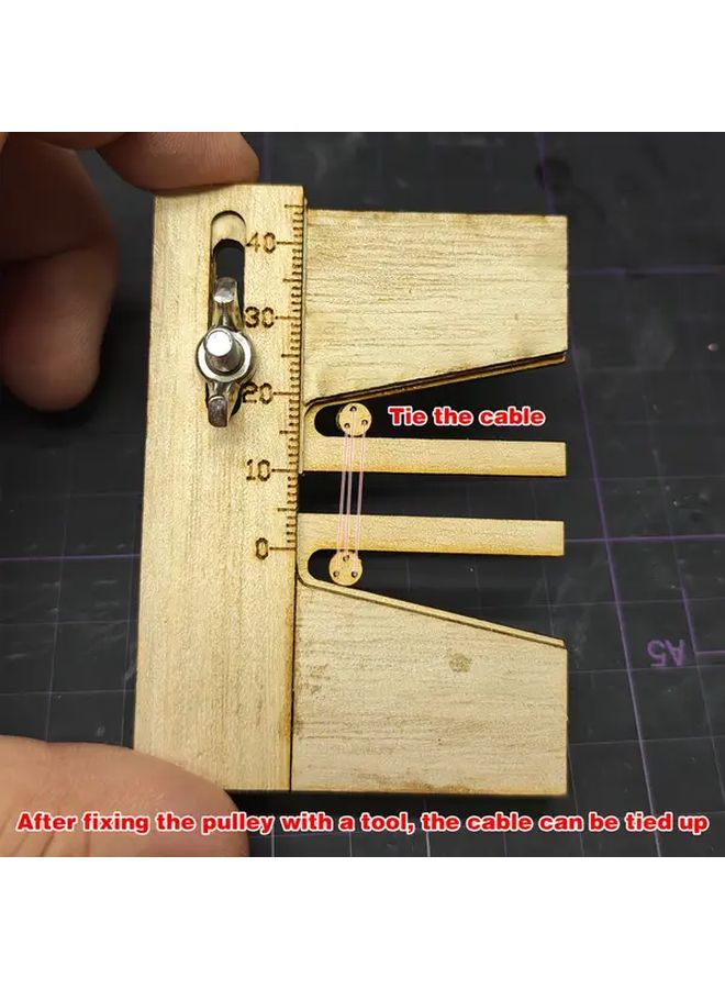 Classical Sailboat Model Scale Model Kit Sail Pulley Special Auxiliary Tool Type A Cable Making Tool Full Scale Universal 2 2.5 3 3.5 4mm 0.08 0.1 0.12 0.14 0.16inch - Image 3