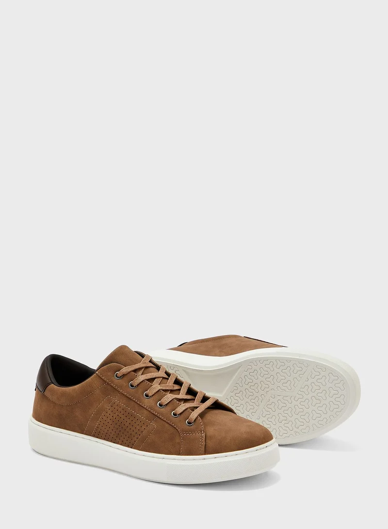 Seventy Five Perforation Detail Casual Sneakers