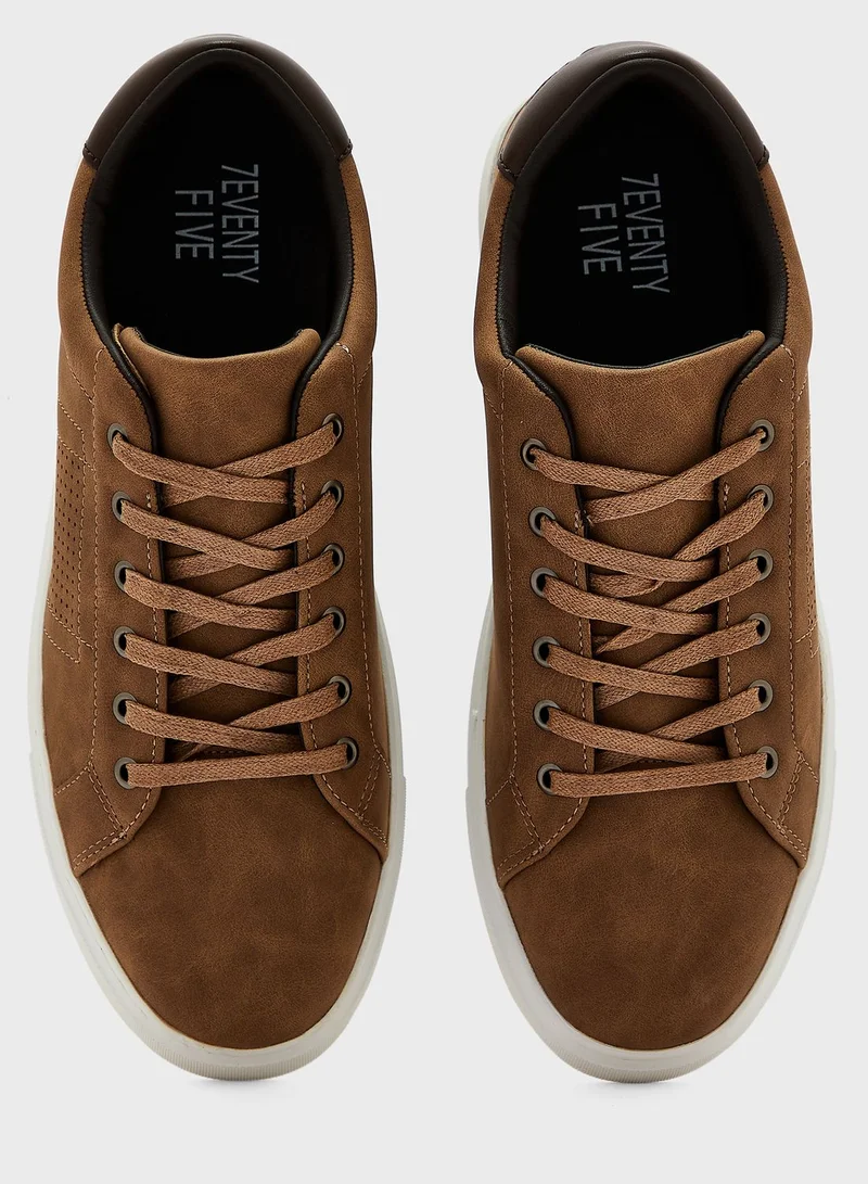 Seventy Five Perforation Detail Casual Sneakers