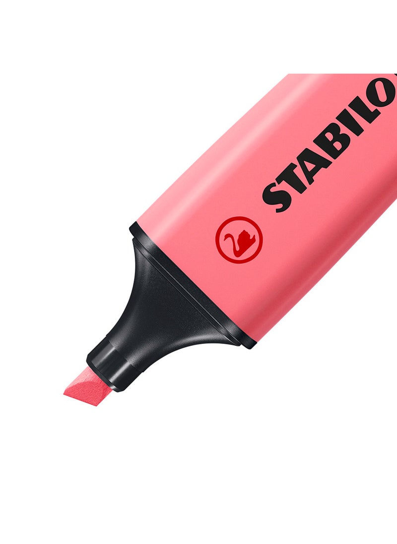 STABILO Boss Original Highlighter, Anti-Dry-Out Technology, for Journal Planner, Note Taking, Pack of 10 - Cherry Blossom  - Image 3