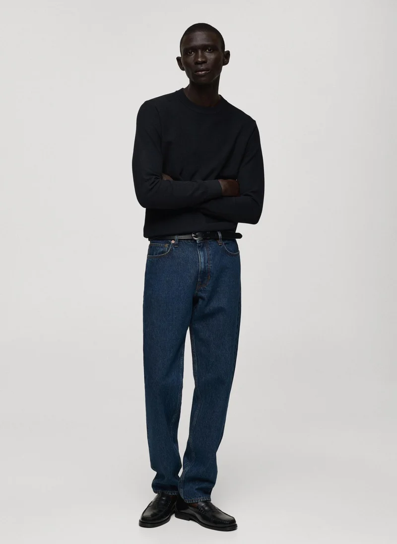 مانجو مان Ten Crew Neck Long Sleeve Sweater