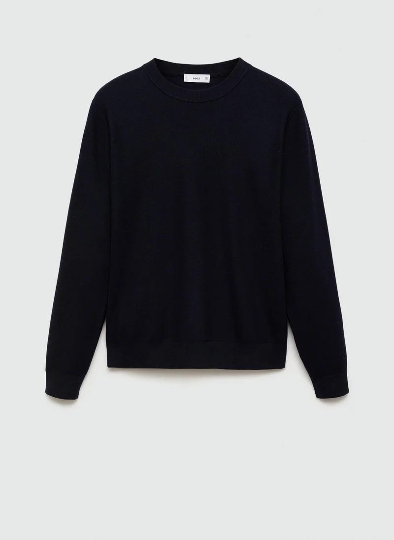 مانجو مان Ten Crew Neck Long Sleeve Sweater