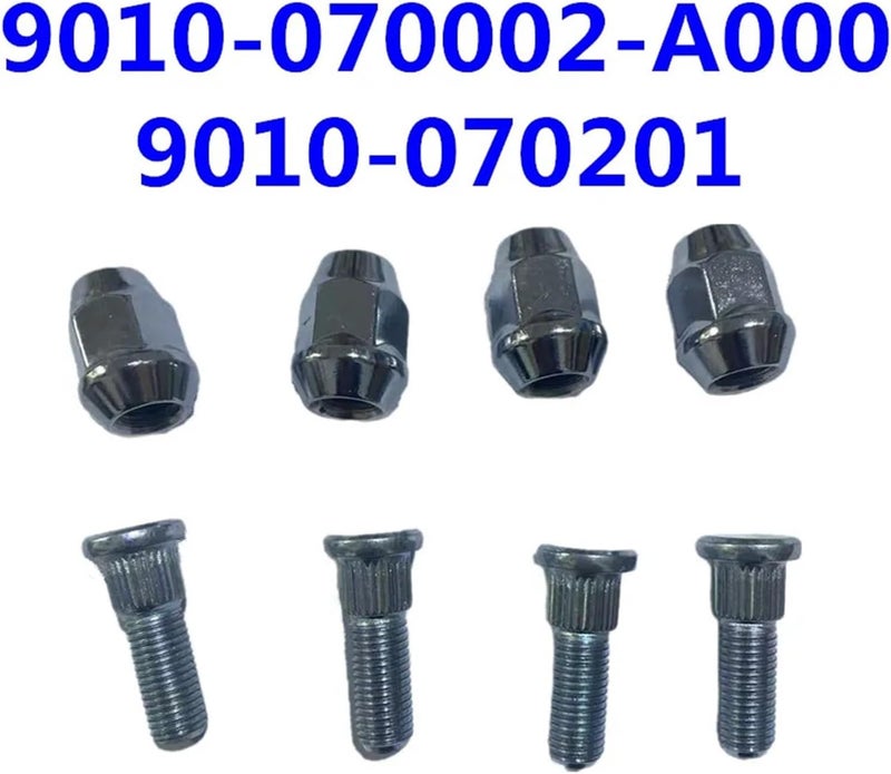 1 Set ALLOY RIM BOLTS & NUTS 9010-070201&9010-070002-A000 For CF Moto 450/520/600/800/1000 ATV UTV Quads motorcycle accessories - Image 2