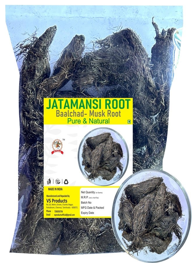 VS Products Jatamansi Root 50g | Nardostachys Jatamansi | Spikenard Root | Dried Herb for Traditional, Cultural and Daily Use - Image 1