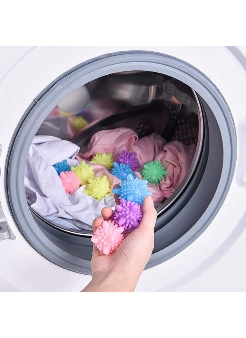 Brille Bee Brille Bee Colorfull Washing Ball Silicone Washing Machine Ball Reusable Laundry Dryer Ball for tangle free cloth Durable Cloth Cleaning Ball AntiWrap Protection Fabric Softener 8  - Image 3