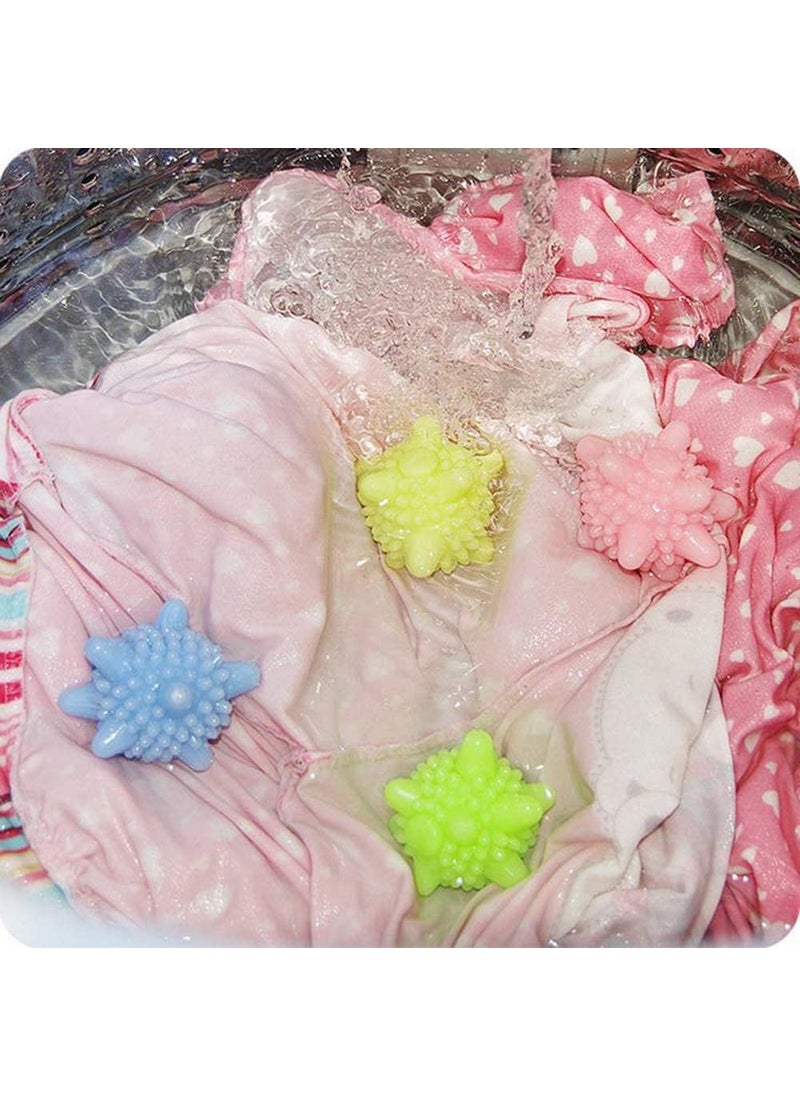 Brille Bee Brille Bee Colorfull Washing Ball Silicone Washing Machine Ball Reusable Laundry Dryer Ball for tangle free cloth Durable Cloth Cleaning Ball AntiWrap Protection Fabric Softener 8  - Image 5