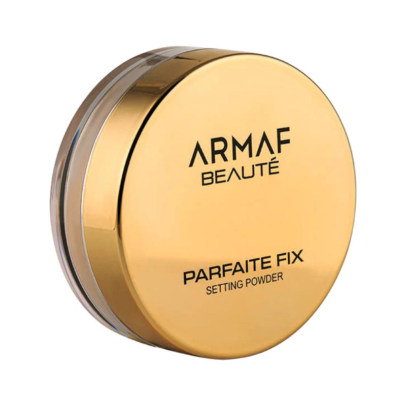 Armaf Beaute بودرة تثبيت المكياج أرفام بيوتي بارفيت فيكس 3.8 جرام، بودرة مكياج خفيفة الوزن، لمسة نهائية طويلة الأمد، شفافة، تحكم في الزيت وخالية من اللمعان، تفتيح الوجه، تركيبة خفيفة الوزن، لجميع درجات البشرة - Image 2