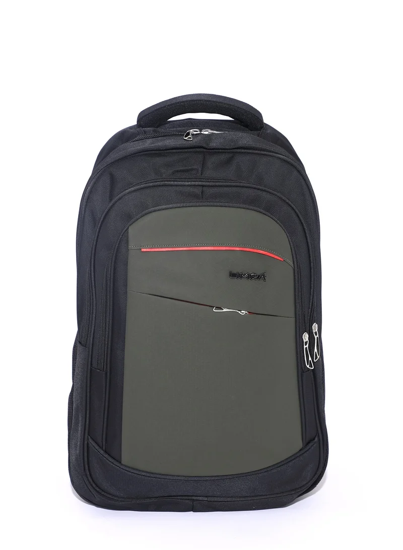 LIMRA backpack Classic and elegant 20 inches black/green