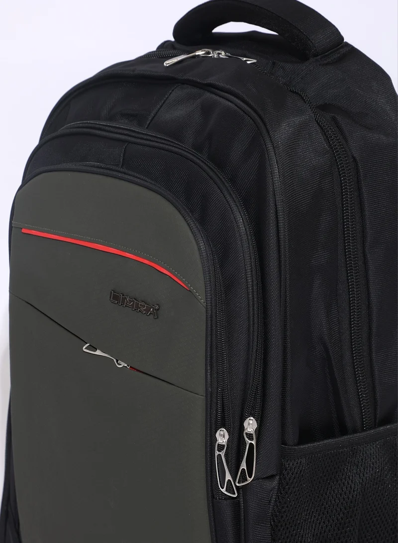 LIMRA backpack Classic and elegant 20 inches black/green
