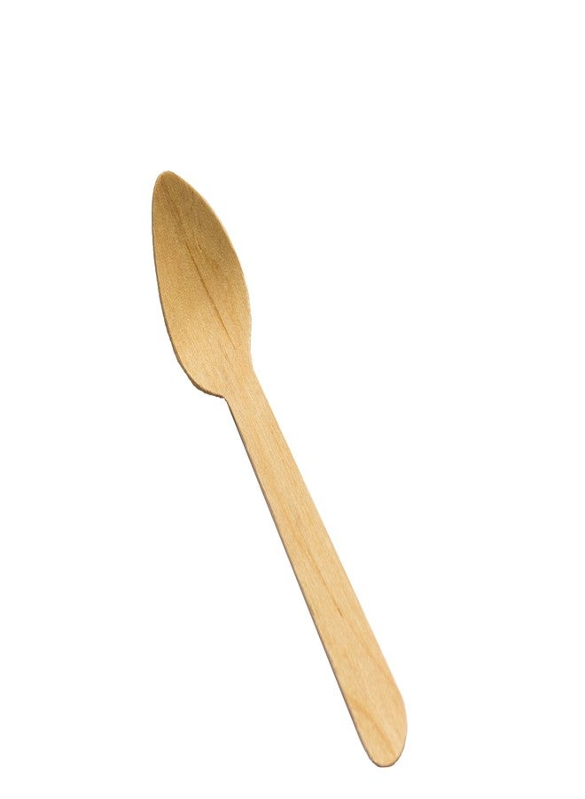 Perfect Stix Green Spoon 140 Birchwood Compostable Cutlery Spoon, 5-1/2" Length (Pack of 100) - Image 1
