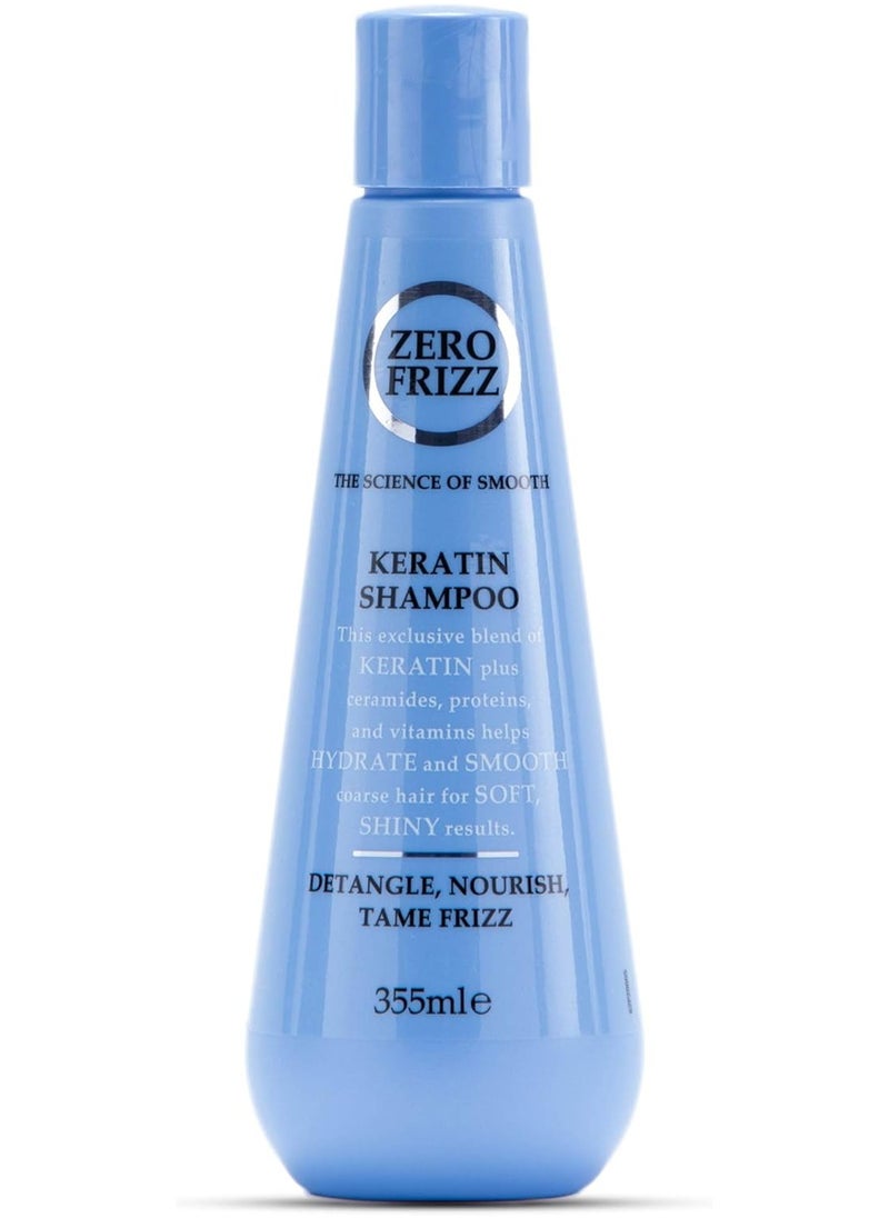Zero Frizz Keratin Shampoo 355 ml  - Image 1