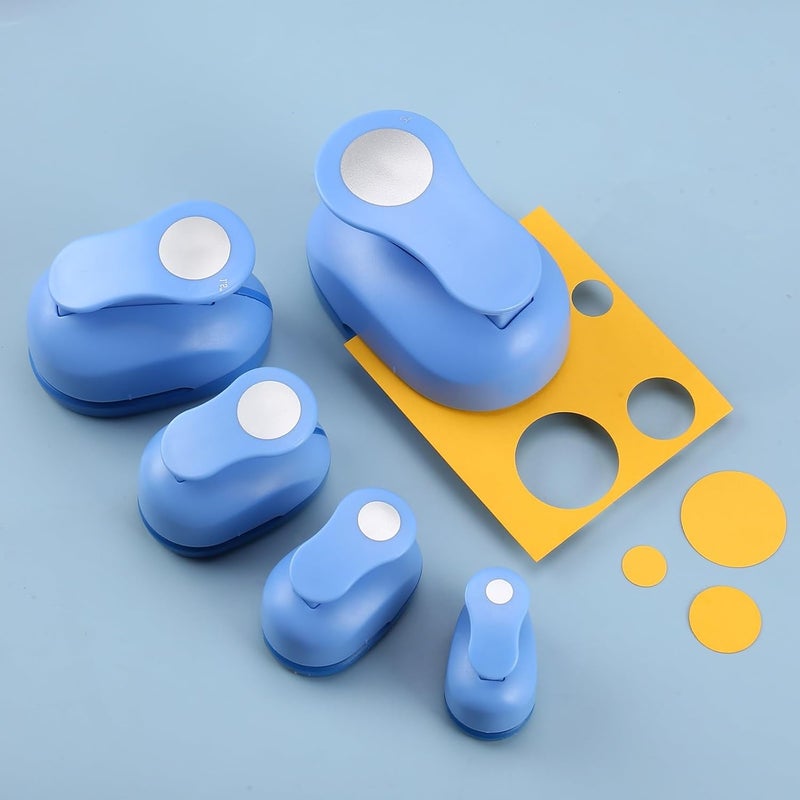 MYARTOOL مكبس ورق دائري بقطر 1 بوصة - اضغط لأسفل لقص دائرة نظيفة ومستوية في كل مرة - مثالي لإضافة التفاصيل إلى ملصقات الهدايا، بطاقات التهنئة، وديكورات الحفلات اليدوية. - Image 5