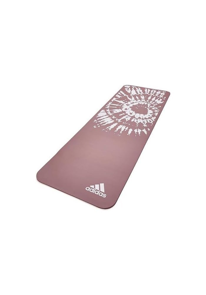 Adidas Tie-Dye Yoga Mat – Hazy Rose, Lightweight Non-Slip Mat for Yoga, Pilates & Stretching - Image 2