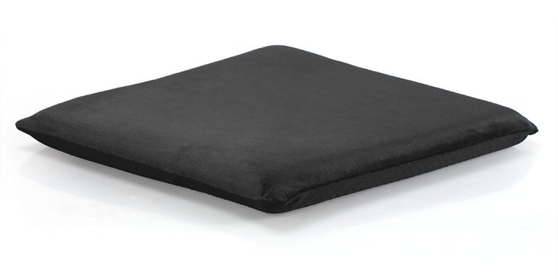 Augld Square Chair Seat Cushion Memory Foam Chair Cushion for Kitchen DiningOffice or Car 16x16 in Black - Image 2