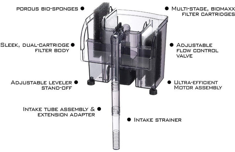 EA Performance Hang-On Power Filter - for Tanks up to 30 GAL - Not Made in Ch!na! - Image 3