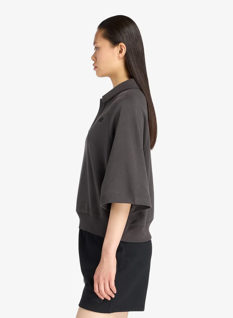 New Balance  Coastal Fleece Oversized Polo for Women | Best Price UAE