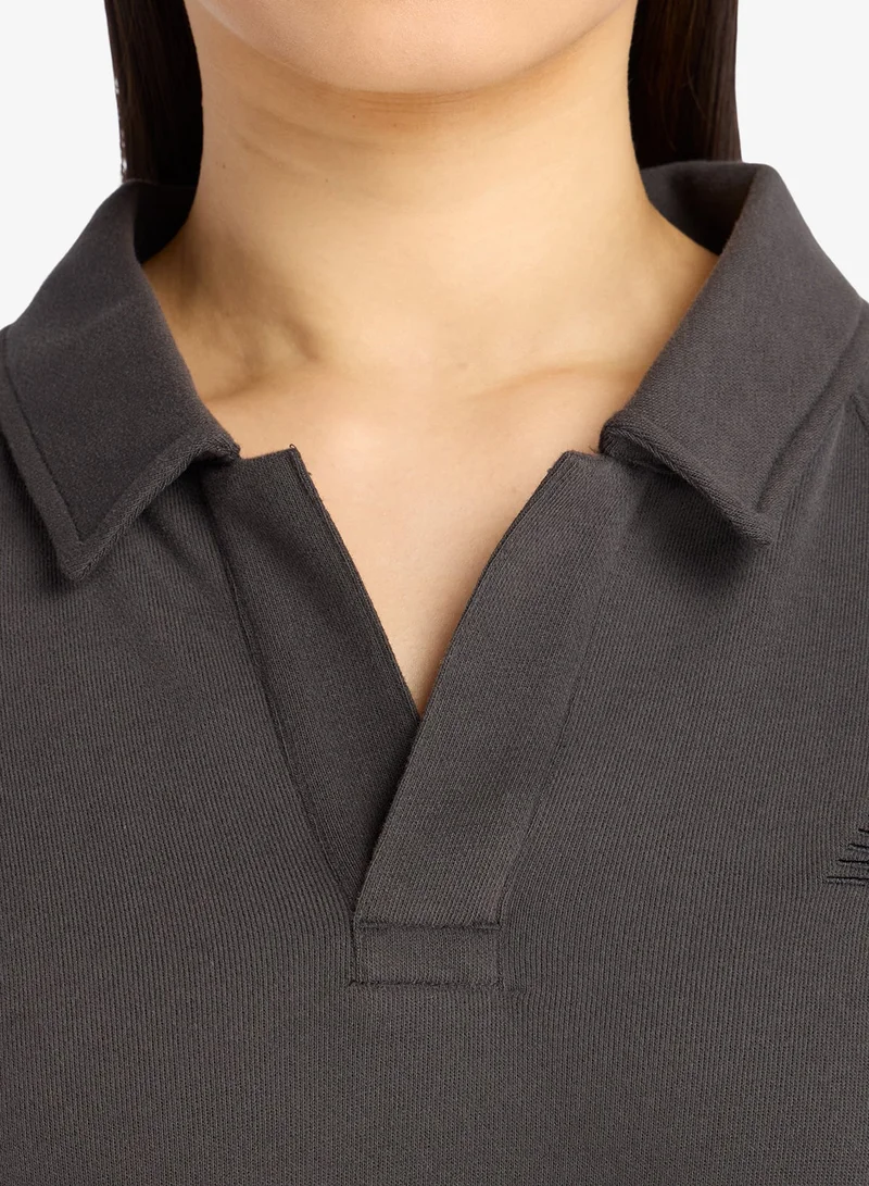 New Balance  Coastal Fleece Oversized Polo for Women | Best Price UAE