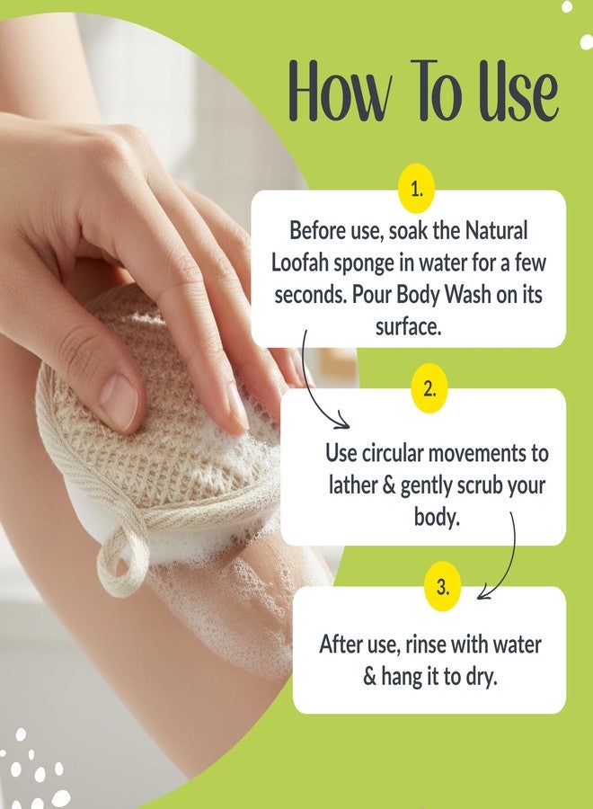 awenest Ramie Bath Loofah Combo | 2 Oval Natural Fiber Exfoliating Sponges | Reusable Body Scrubber for Deep Cleansing | Removes Dead Skin & Ingrown Hair | Gentle for Men & Women | Pack of 2 - Image 4