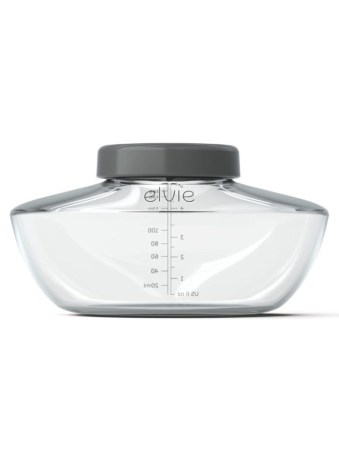 elvie زجاجات تخزين حليب الثدي، عبوة من 3 زجاجات