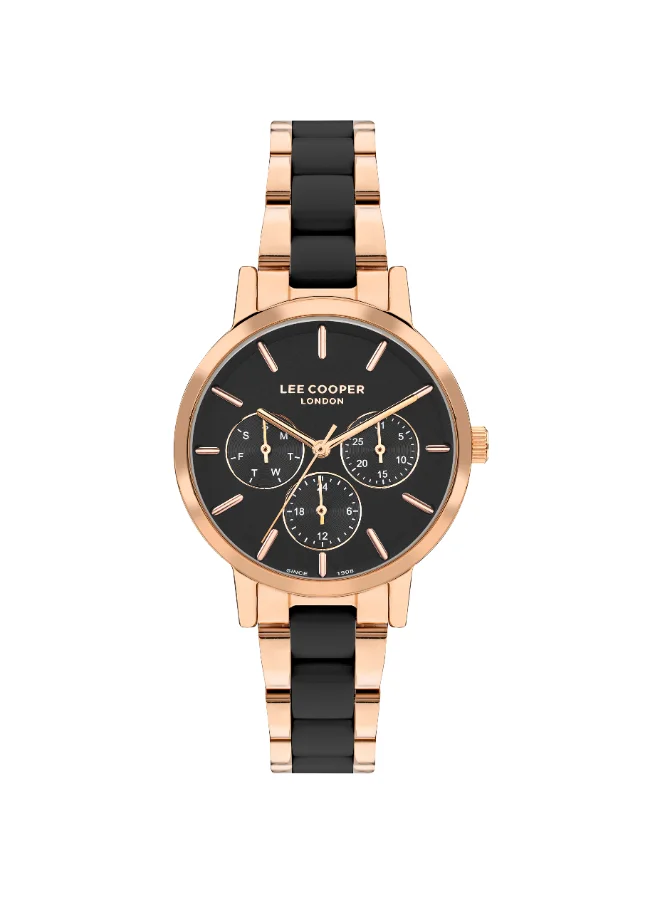 Lee Cooper Women's Metal Multi Function Watch LC07929.450 - 26,8*33,2 mm