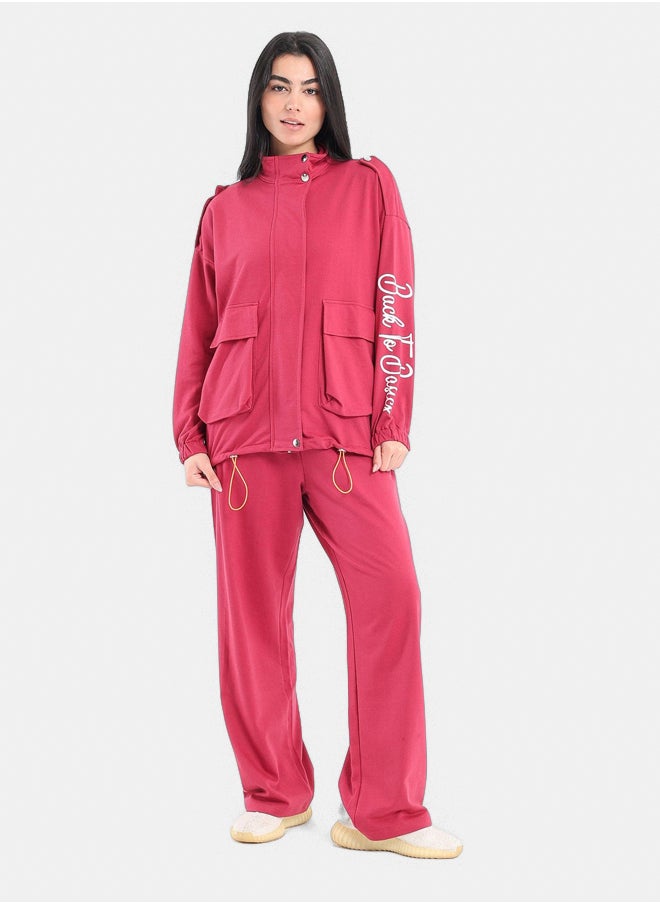 Clue Snap Closure Lounge Jacket  - Image 1
