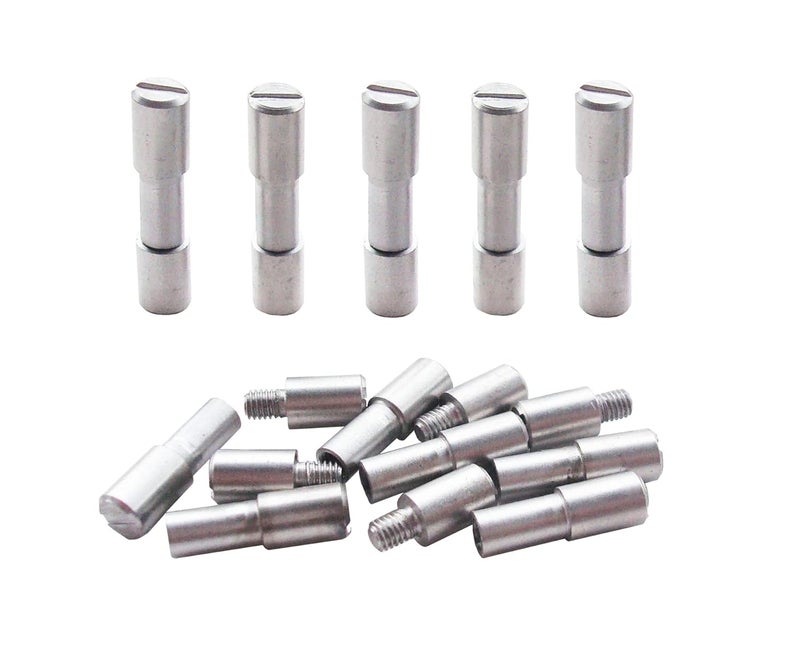 N.C HAISDA Stainless Steel Corby Bolts Fasteners EDC KnifeMakers Pivot Pin Rivets DIY Knife Handle Studs Screws Pack of 10 5mm - Image 1