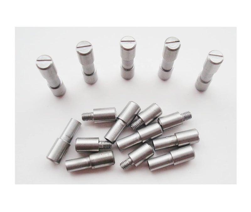 N.C HAISDA Stainless Steel Corby Bolts Fasteners EDC KnifeMakers Pivot Pin Rivets DIY Knife Handle Studs Screws Pack of 10 5mm - Image 3