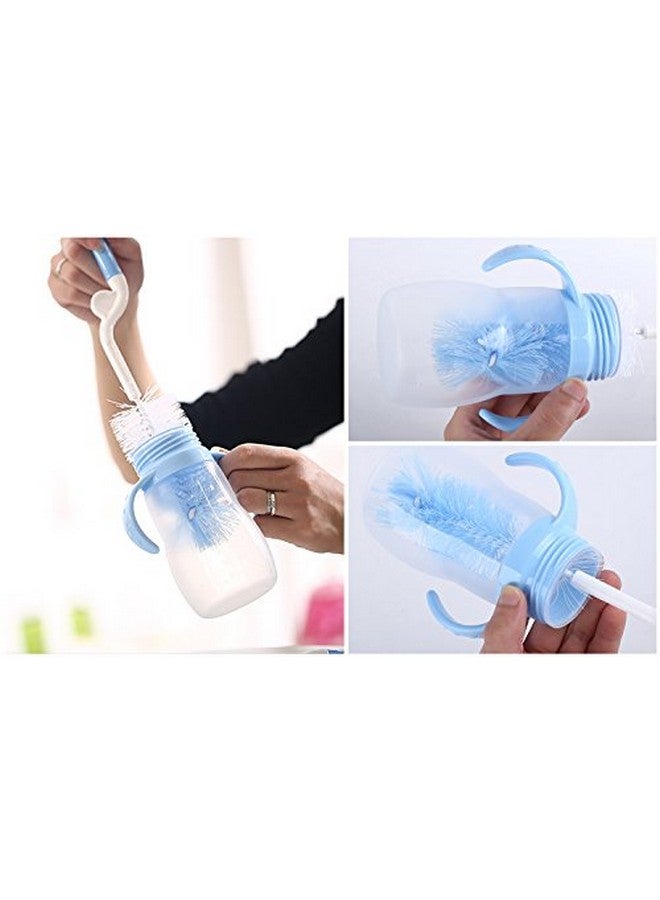 Honbay Bottle Brush Cleaner Kit with Teat Cleaner and Straw Brushes 360 Degree Rotating 5 PCS Within One Set Comes in Different Size selections - Random Color - Image 4