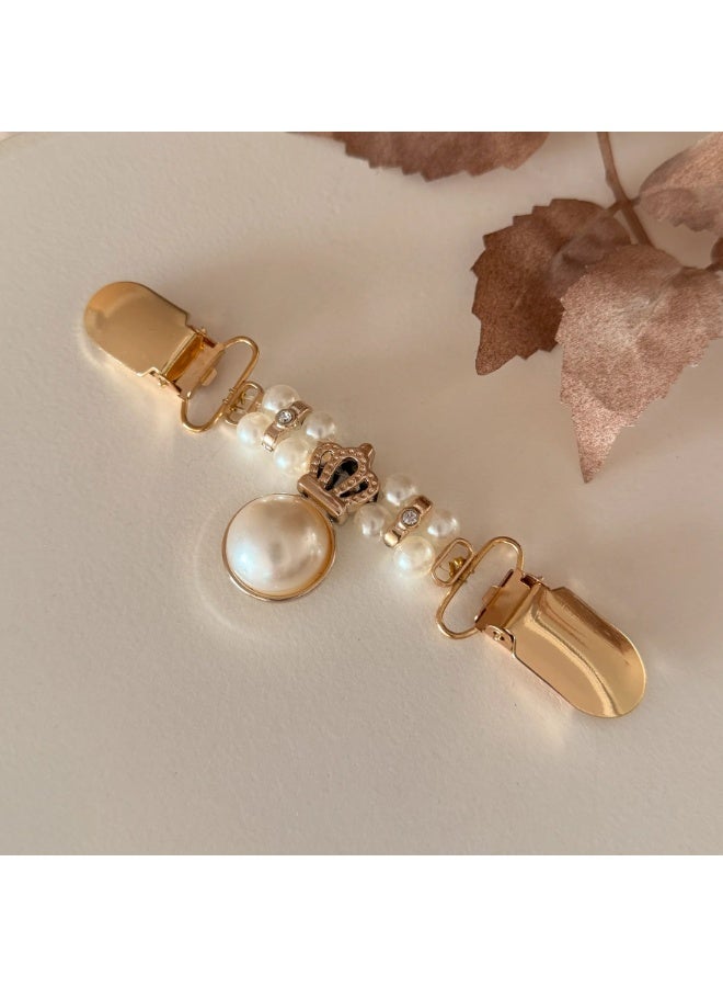 Royal Cinch Clips – Elegant Vintage-Style Sweater Clasp with Regal Design – Decorative Clip for Cardigans, Shawls, Scarves, and Outerwear