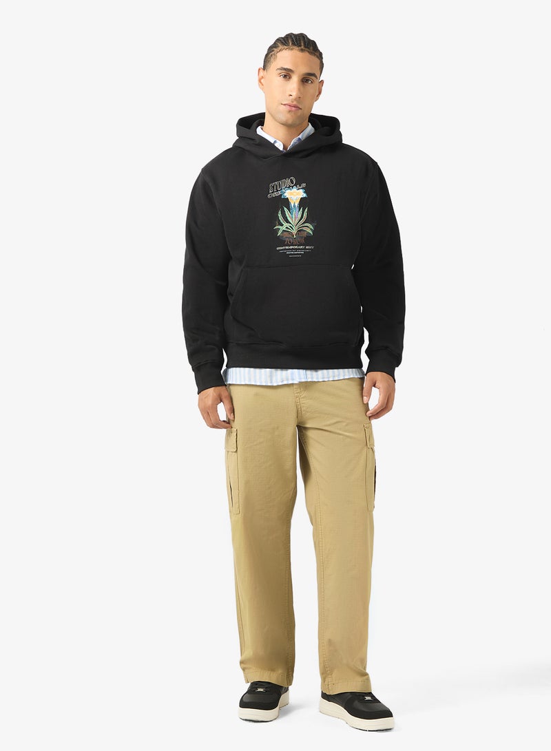 JACK & JONES Printed Pullover Hoodie - Image 4