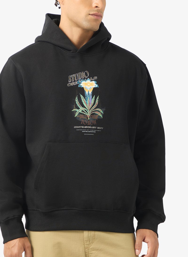 JACK & JONES Printed Pullover Hoodie - Image 3