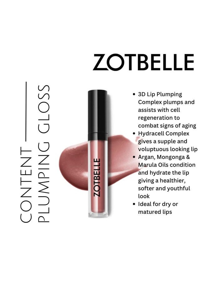 ZOTBELLE PLUMPING LIP GLOSS (POSH) A Radiant Gloss that Diminishes the Appearance of Fine Lines & Creases, Regenerates & Gives Voluptuous Lips.  - Image 3