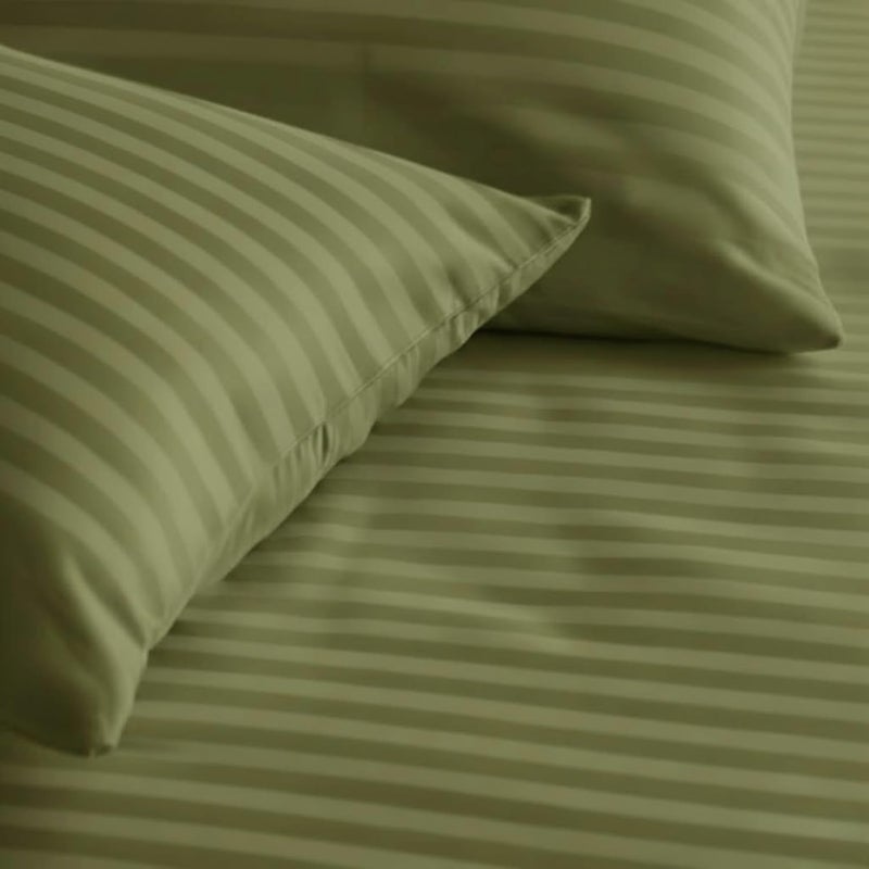 Bedding Zone King Bed Sheet Set - Olive - Image 5