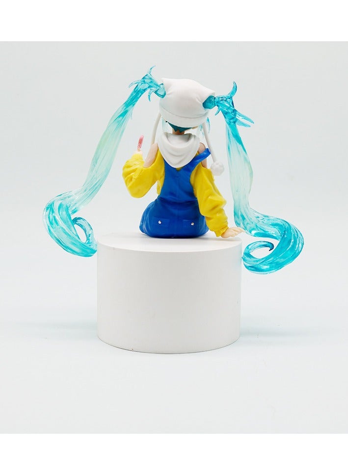 general Hatsune Miku figurine exquisitely recreates the character perfect as a room or desktop decoration and can be used as a gift - Image 3