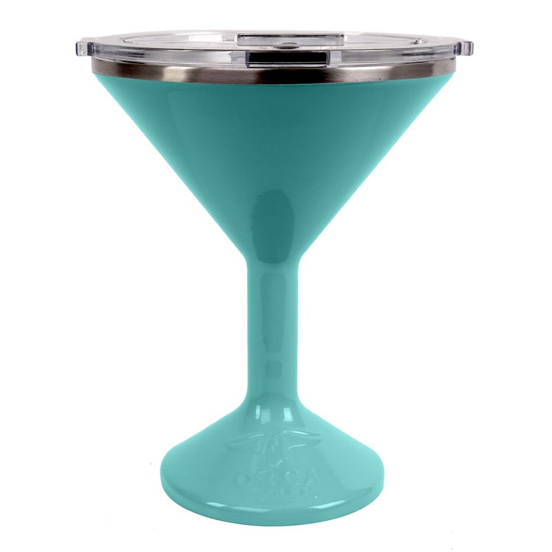 ORCA Tini 13oz Stainless Steel Martini Glass  Temperature Insulated Tumbler for Every Outdoor Picnic Poolside Beach  Patio Party  Seafoam