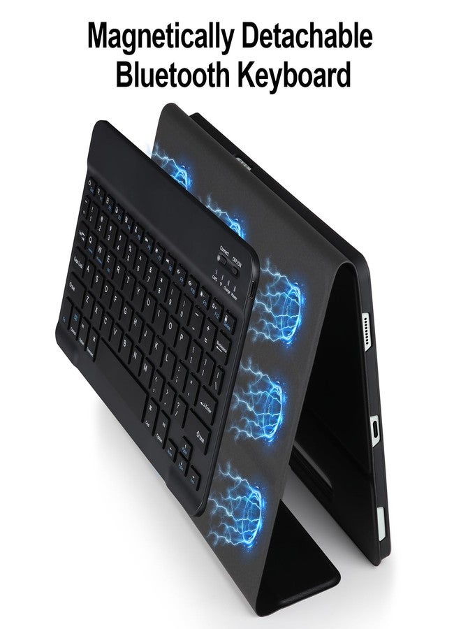 APHBZGE Keyboard Case for Samsung Galaxy Tab S9 FE 10.9"/ S9 11" 2023,Case with Keyboard for Samsung S9 FE with S Pen Holder,Detachable Wireless Bluetooth Keyboard for Galaxy S9 11" Auto Wake/Sleep,Black - Image 5