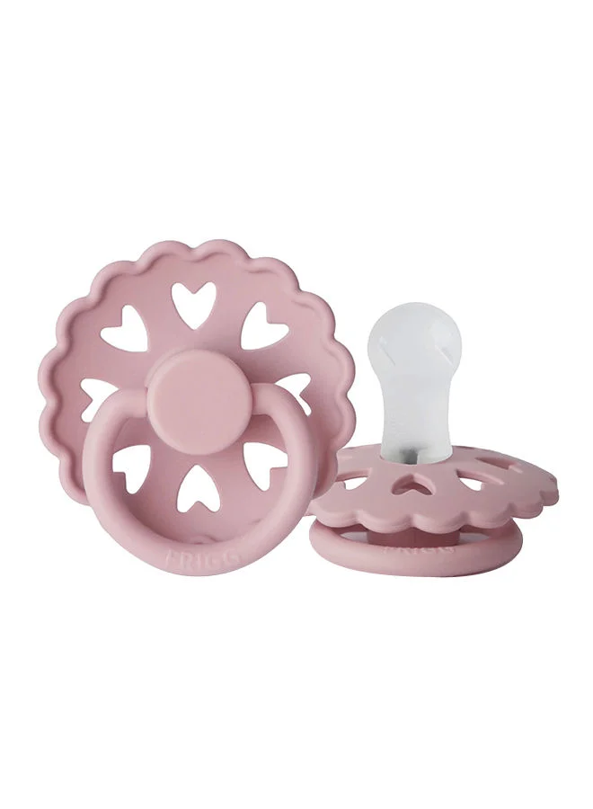 FRIGG Pack Of 1 Fairytale Silicone Baby Pacifier 0-6M Primrose - Size 1