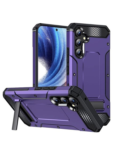 For Samsung Galaxy A54 Case,Anti-Fall Drop Protection，Hybrid Heavy Duty Protection Shockproof Defender with Invisible Kickstand Armor Case for Samsung Galaxy A54,Purple
