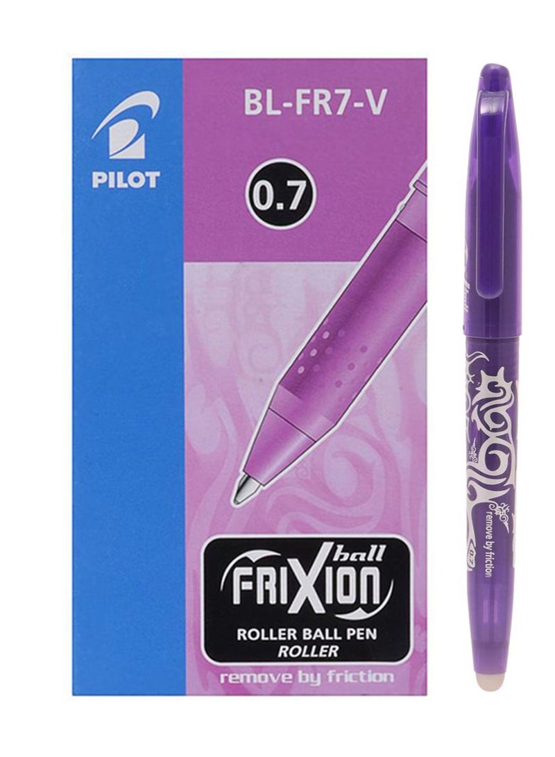 PILOT 12-Piece Frixion Erasable Ball Pen 0.7mm Tip Violet Ink  - Image 1