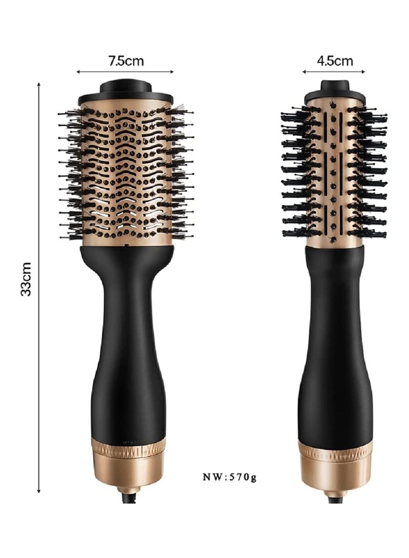 TYMO 5 in 1 1200W Negative Ion Hair Dryer Brush | One-Step Hot Air Styler with Volumizer, Curler, Straightener & Blow Dryer Attachments | Anti-Frizz Styling Tool for Wet & Dry Hair | All Hair Types - Image 4