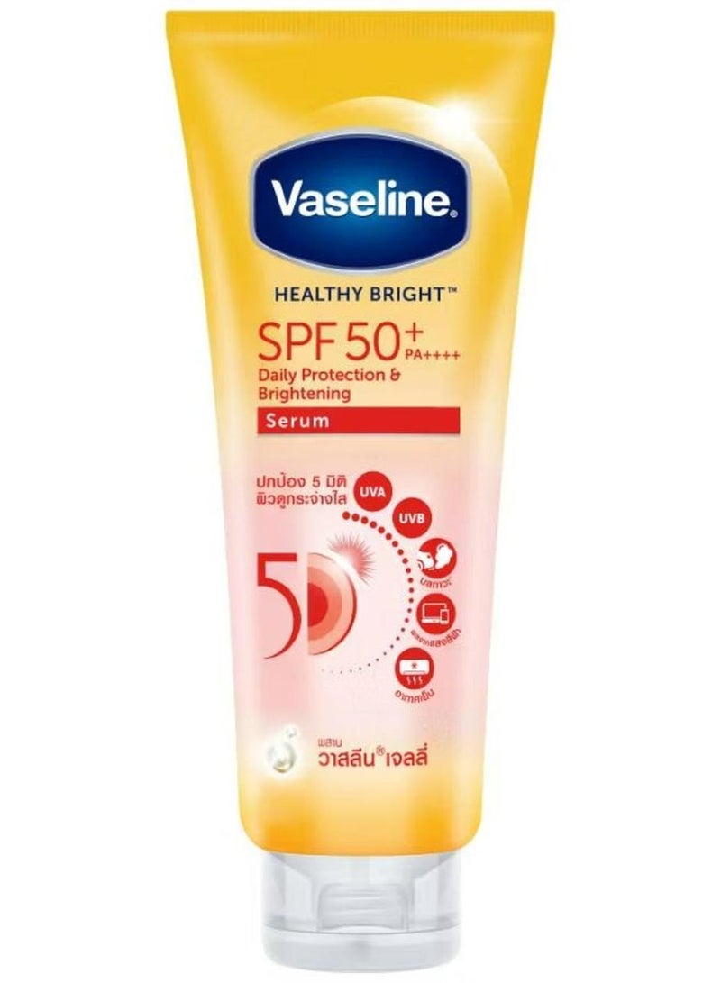 فازلين سيروم هيلثي برايت للحماية من التلوث الشمسي SPF50 300 مل - Image 1