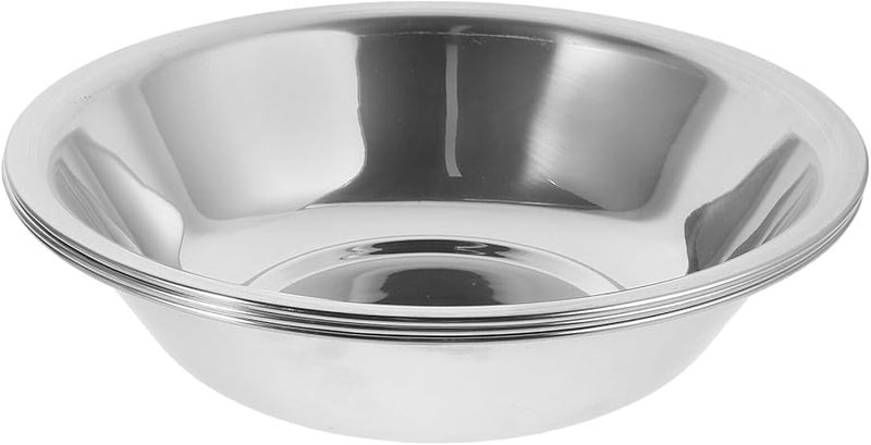 Stainless Steel Kitchen Basin Set 3pcs 22cm Thickened Mixing Bowls for Salad Vegetable Washing - Image 1